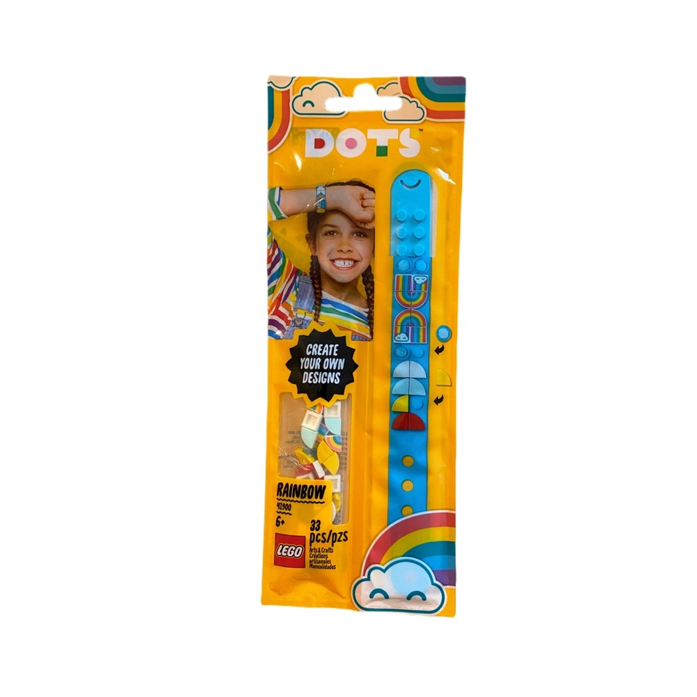 Lego Dots Rainbow Bracelet